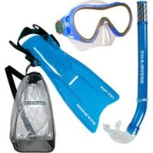 US Divers Dive Set - Kid&#39;s Dive Set Coral/Tonga/Rip