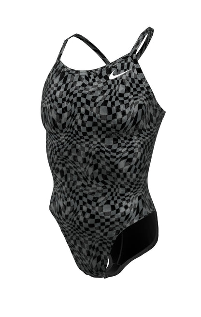 Nike Hydrastrong Multi Print Racerback Splice One Piece
