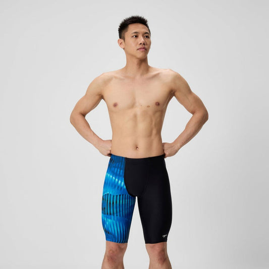 Speedo Men's Linear Lava Jammer Swimsuit