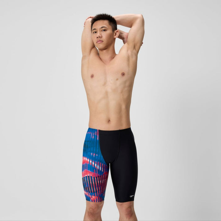 Speedo Men's Linear Lava Jammer Swimsuit