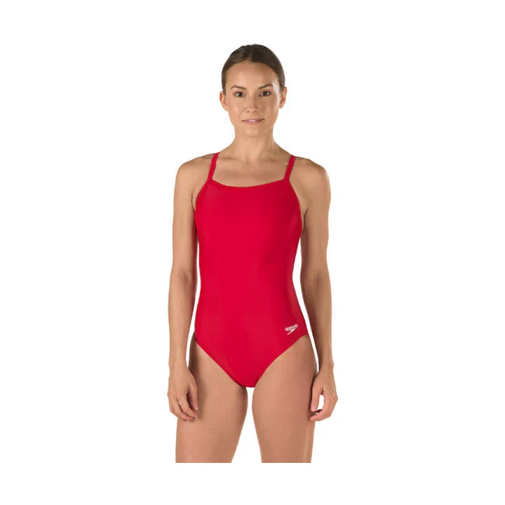 SPEEDO Power FLEX ECO Solid Core Flyback One Piece Swimsuit - Adult