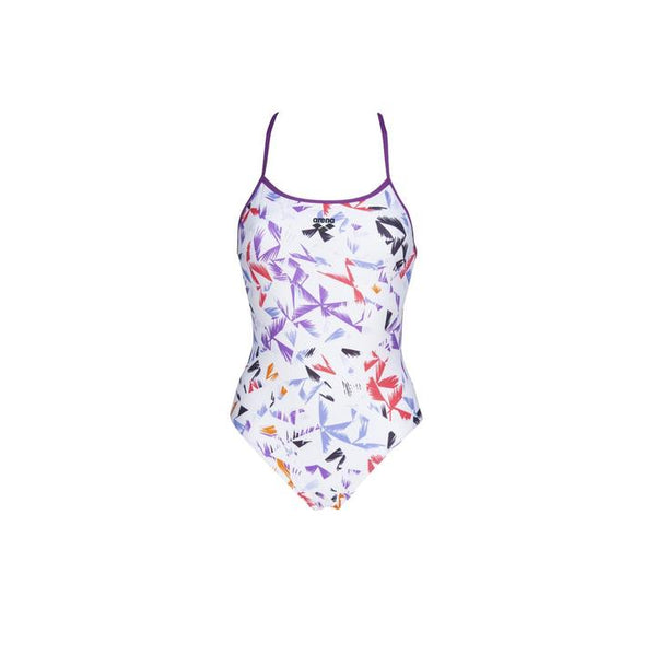 Arena MULTICOLOR PALMS ACCELLERATE BACK ONE PIECE WOMAN