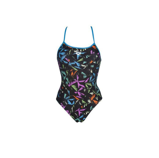 Arena MULTICOLOR PALMS ACCELLERATE BACK ONE PIECE WOMAN
