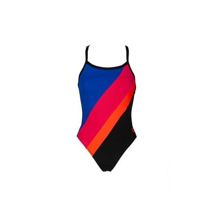 Arena DIAGONAL STRIPE CHALLENGE BACK ONE PIECE WOMAN