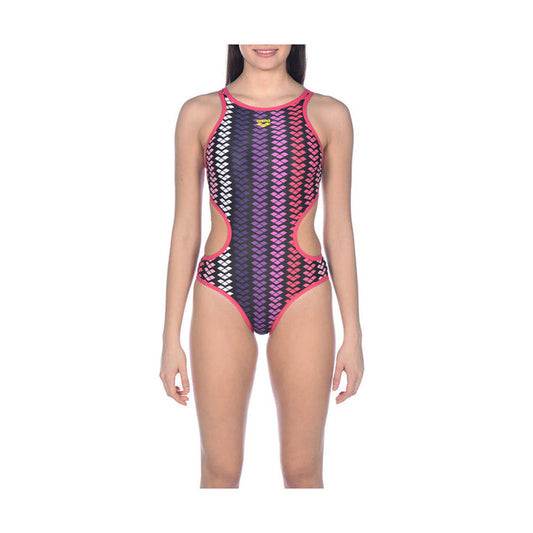Arena ARENA ONE LOGO STRIPE ONE PIECE FL WOMAN