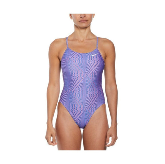 NIKE Women's Hydrastrong Lace Up Tie Back One Piece (8 prints)
