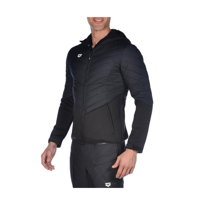 Arena HOODED F/Z HALF-QUILTED JACKET Cocoon Wear UNI ADULT