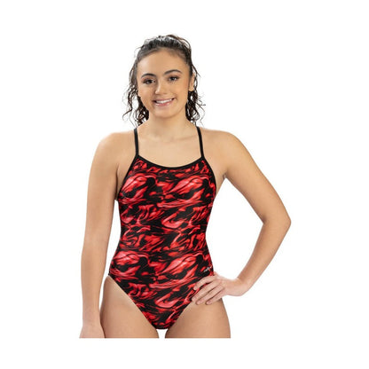 Dolfin Women’s Reliance Zephyr V-Back One-Piece Swimsuit