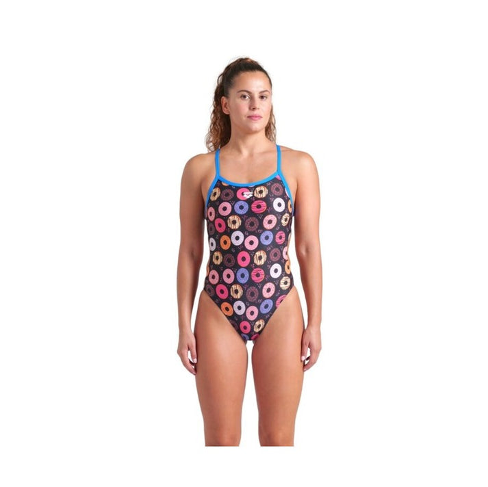 Arena WOMEN'S ARENA DONUTS SWIMSUIT CHALLENGE BACK WOMAN