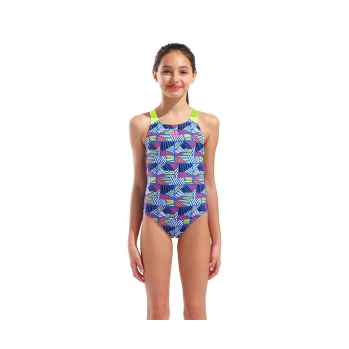 Arena Girl's Candies Swim Pro Back One Piece Swimsuit