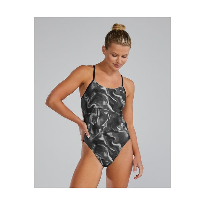 TYR Women’s Durafast Elite Cutoutfit One-Piece Swimsuit – Waveform