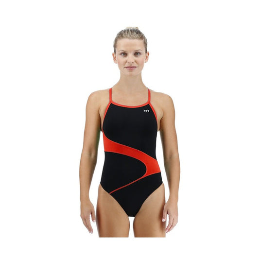 TYR Women's Vanguard Splice Durafast Elite Diamondfit One Piece Swimsuit
