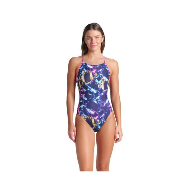 Arena WOMEN'S ARENA SOAP BUBBLES SWIMSUIT WEB BACK WOMAN