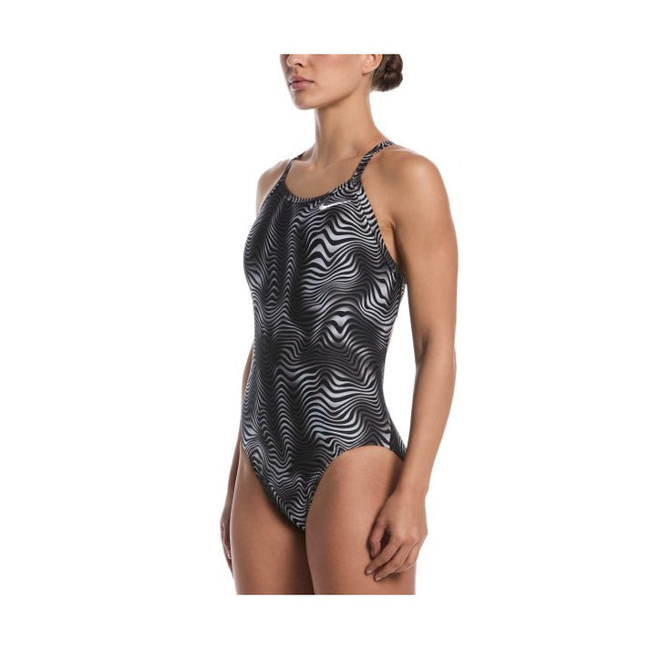Nike HydraStrong Water Stripe Women\'s Racerback One Piece Swimsuit