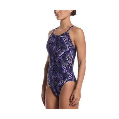 Nike HydraStrong Water Stripe Women's Racerback One Piece Swimsuit