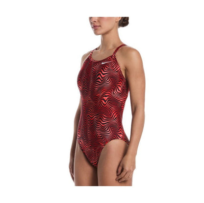 Nike HydraStrong Water Stripe Women's Racerback One Piece Swimsuit