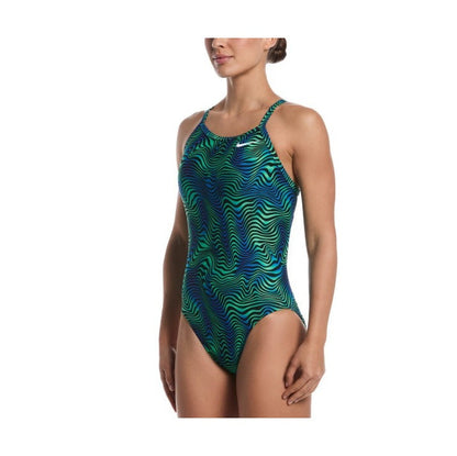 Nike HydraStrong Water Stripe Women's Racerback One Piece Swimsuit