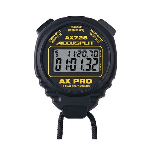 ACCUSPLIT AX725 Dual Line 16 Pro Memory Stopwatch( 7 color available)