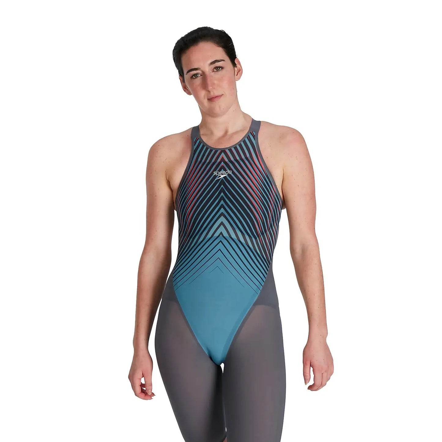 SPEEDO Limited Edition Fastskin LZR Pure Valor Printed Open Back Kneeskin