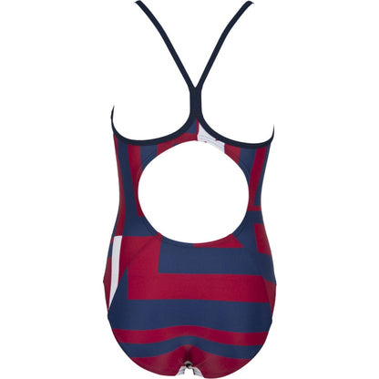 ARENA Girls Electron Light Drop Back One Piece Swimsuit