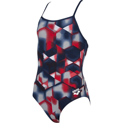 ARENA Girls\' Lava Light Drop Back Swimsuit