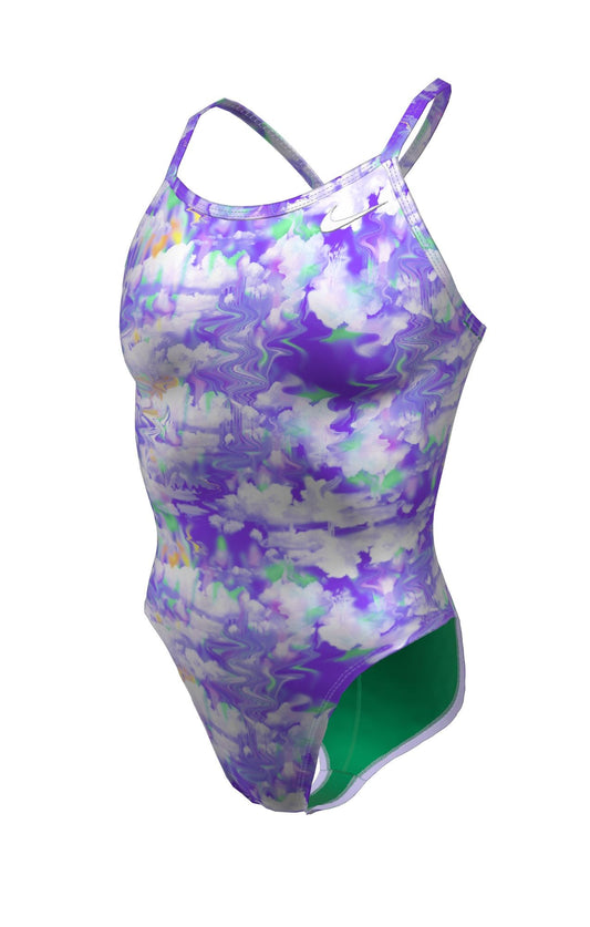 Nike Hydrastrong Multi Print Racerback Splice One Piece