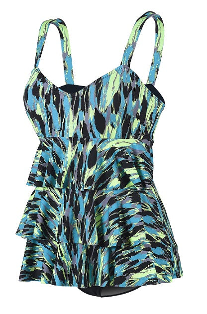 DOLFIN Aquashape Ruffle Tier One Piece