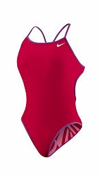 NIKE SWIM Graphic Leaf Reversible Cut Out Tank (30, 34, 40 Only)