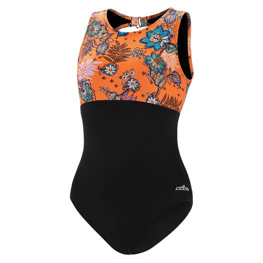 DOLFIN Aquashape Women&#39;s Sweet Escape Moderate High Neck Clasp Back One Piece Swimsuit
