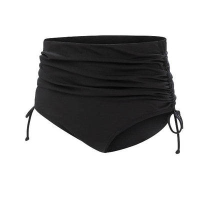 DOLFIN Aquashape Women&#39;s Navy Adjustable High Waisted Moderate Brief Swimsuit Bottoms