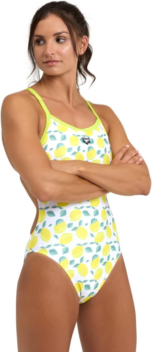 Arena WOMEN'S ARENA LEMONS SWIMSUIT XCROSS BACK WOMAN