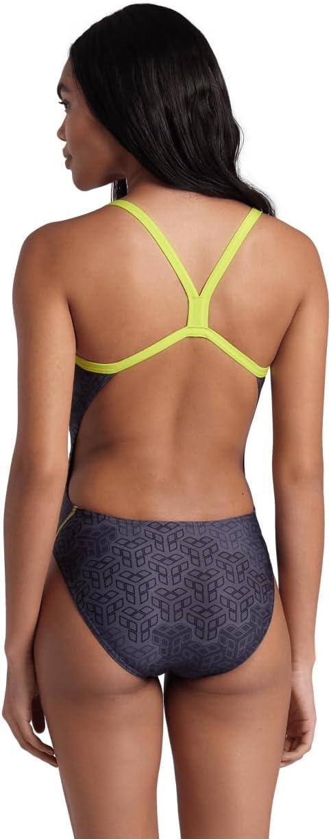 Arena WOMEN'S ARENA CAMO KIKKO SWIMSUIT CHALLENGE BACK WOMAN