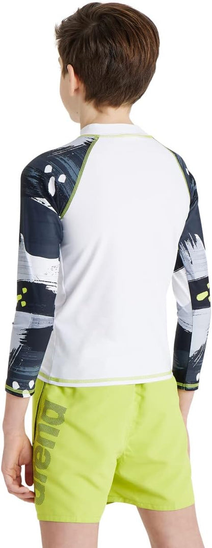 Arena RASH VEST L/S ALLOVER Sun Protection BOY
