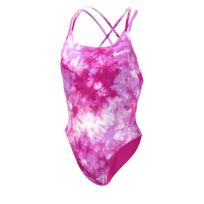 NIKE Hydrastrong Tie-Dye Spiderback One Piece