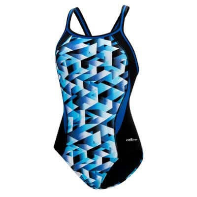 DOLFIN Women\'s Reliance Molten DBX Back One Piece Swimsuit