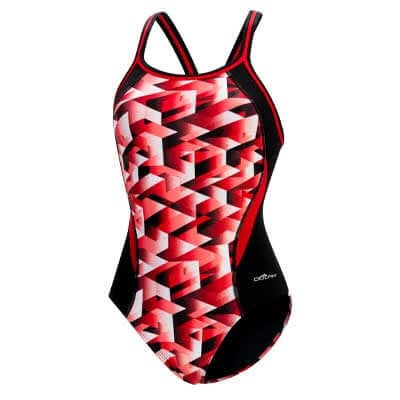 DOLFIN Women\'s Reliance Molten DBX Back One Piece Swimsuit