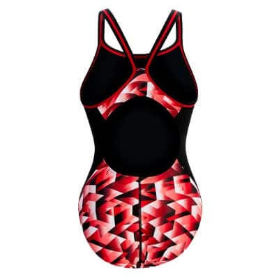 DOLFIN Women\'s Reliance Molten DBX Back One Piece Swimsuit