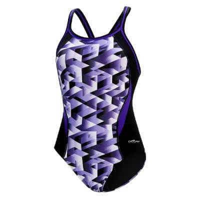 DOLFIN Women\'s Reliance Molten DBX Back One Piece Swimsuit