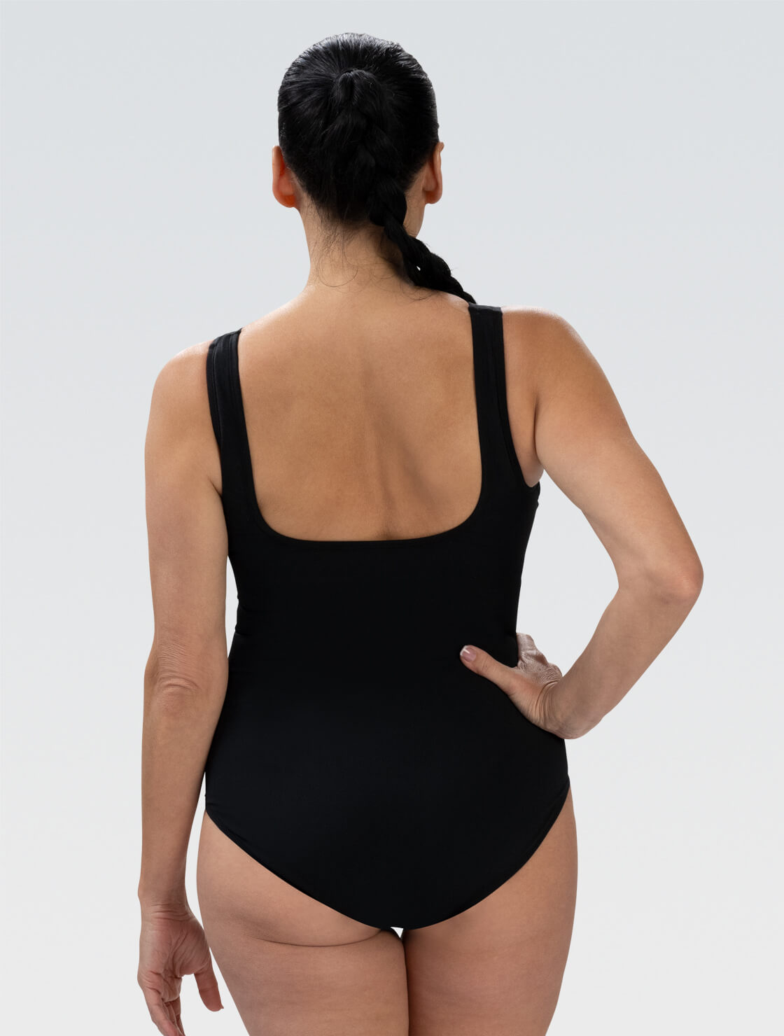 Aquashape Moderate Scoop Back Tank Print - Morea Brown
