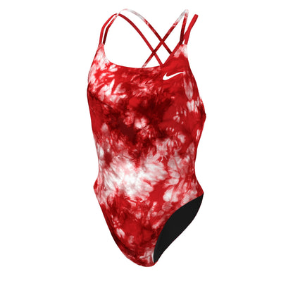 NIKE Hydrastrong Tie-Dye Spiderback One Piece