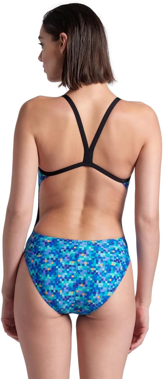 Arena WOMEN'S ARENA POOLTILES SWIMSUIT CHALLENGE BACK WOMAN