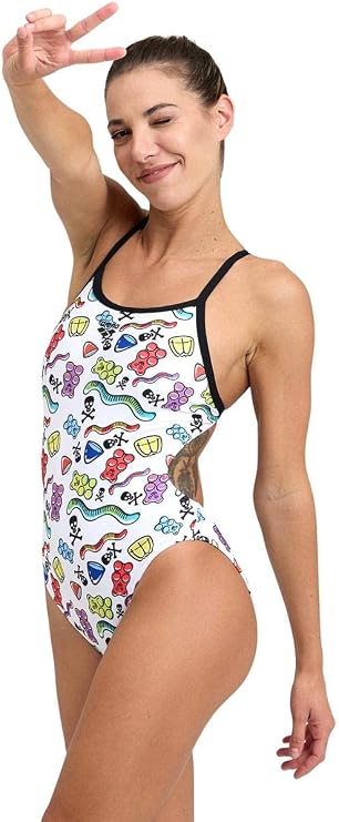 Arena WOMEN'S ARENA CRAZY GUMMY SWIMSUIT CHALLENGE BACK WOMAN