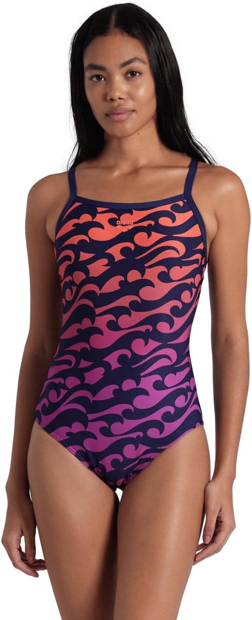 Arena WOMEN'S ARENA SURFS UP SWIMSUIT LIGHTDROP BACK WOMAN