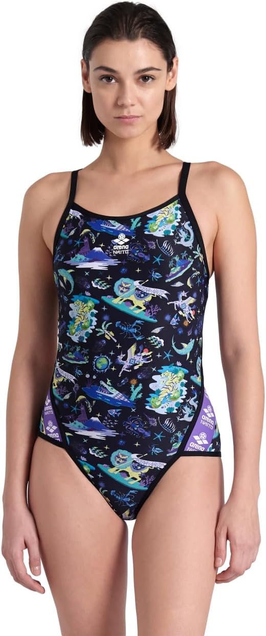 Arena WOMEN'S ARENA FUN PLANET SWIMSUIT SUPER FLY BACK WOMAN