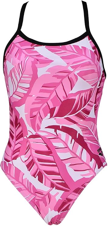 Arena PINK TROPICALS CHALLENGE BACK ONE PIECE WOMAN