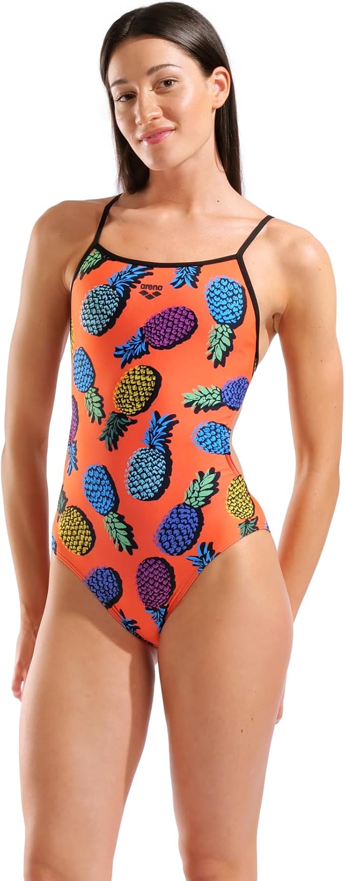 ARENA PINEAPPLES SWIMSUIT TIE BACK Performance WOMAN
