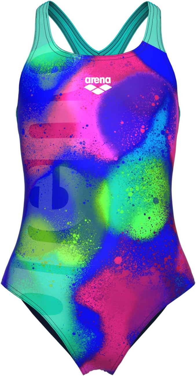 Arena GIRL'S ARENA SPRAY PAINT SWIMSUIT SWIM PRO BACK Performance GIRL