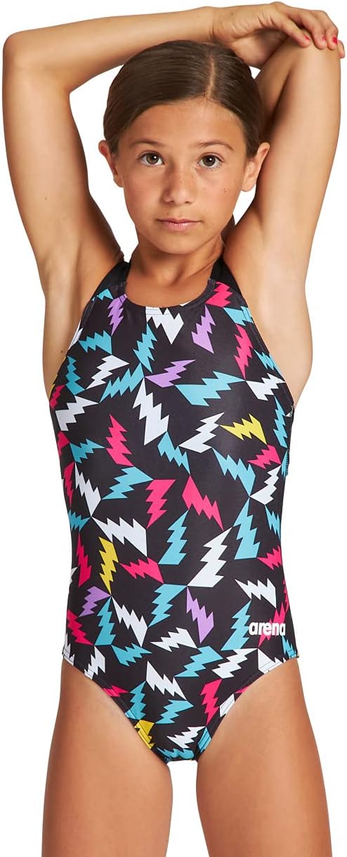 Arena LIGHTNING COLORS JR SWIM PRO BACK ONE PIECE FL GIRL