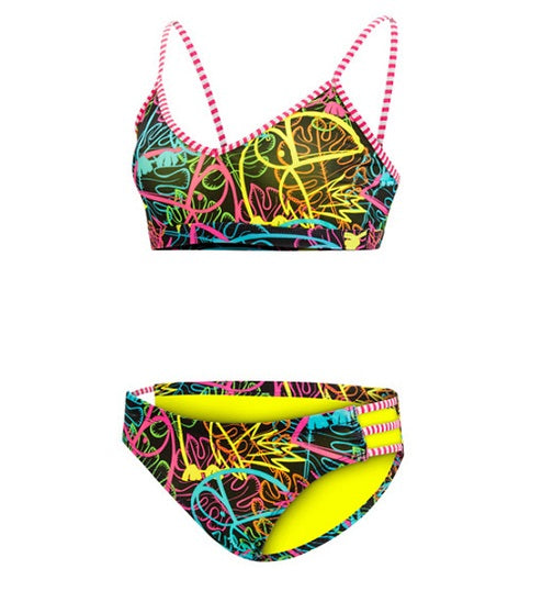 Dolfin Women&#39;s Uglies Strappy 2-Piece Prints Swimsuit