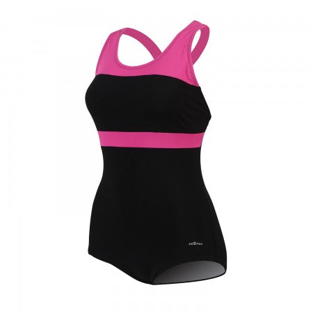 DOLFIN Aquashape Conservative Lap Suit Color Block